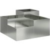 Trädgårdsplanta Galvaniserat Stål vidaXL 80 x 80 x 48 cm – miniatyr 2