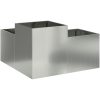 Trädgårdsplanta Galvaniserat Stål vidaXL 80 x 80 x 48 cm – miniatyr 5