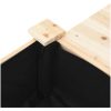Trädgårdsplanter med hyllor 155x59x76 cm Massivt trä furu vidaXL 155 x 59 x 76.5 cm – miniatyr 8