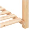 Trädgårdsplanter med hyllor 155x59x76 cm Massivt trä furu vidaXL 155 x 59 x 76.5 cm – miniatyr 9