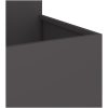 Trädgårdsplanter Svart Stål vidaXL 100 x 100 x 60 cm – miniatyr 9