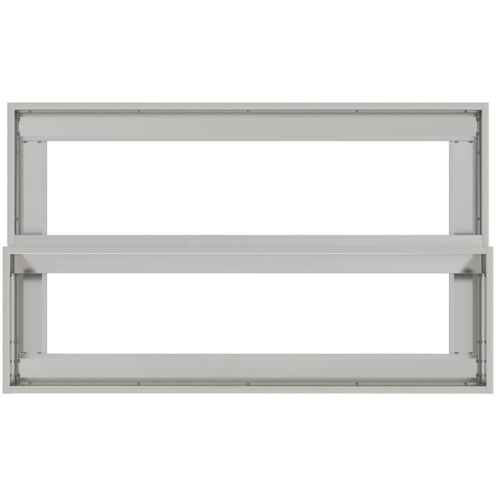 Trädgårdsplanterare 2-Nivå i galvaniserat stål vidaXL 100 x 60 x 45 cm – bild 8