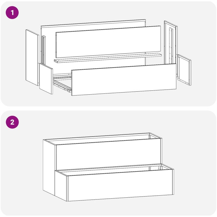 Trädgårdsplanterare 2-Tier 100x60x45 cm Väderbeständigt Stål vidaXL Medium – bild 12