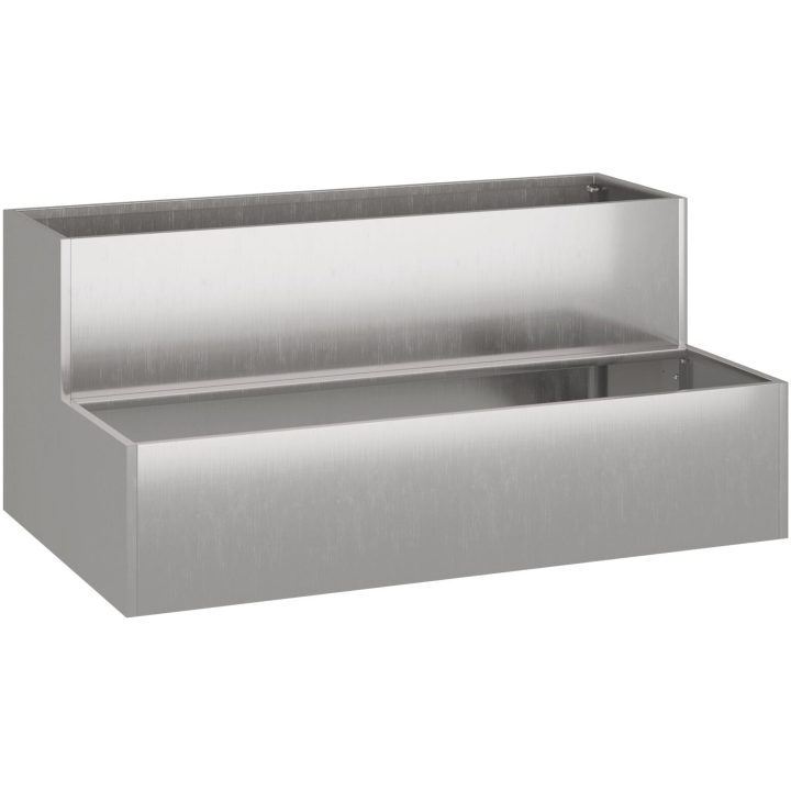 Trädgårdsplanterare 2-Tier 100x60x45 cm Väderbeständigt Stål vidaXL Medium – bild 5