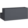 Trädgårdsplanterare 2-Tier Antracit Stål vidaXL 100 x 60 x 45 cm – miniatyr 5