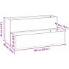 Trädgårdsplanterare 2-Tier Rostfritt Stål vidaXL 100 x 60 x 45 cm – miniatyr 12