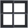 Trädgårdsplanterare Antracit Stål vidaXL 80 x 80 x 48 cm – miniatyr 8