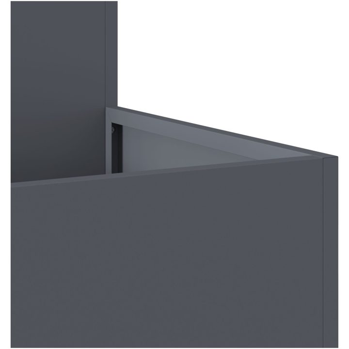 Trädgårdsplanterare Antracit Stål vidaXL 80 x 80 x 48 cm – bild 9