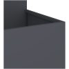 Trädgårdsplanterare Antracit Stål vidaXL 80 x 80 x 60 cm – miniatyr 9