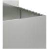 Trädgårdsplanterare Galvaniserat Stål vidaXL 80 x 80 x 60 cm – miniatyr 9