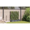 Trädgårdsplanterare med Trellis 3 st Grå vidaXL 120 x 40 x 125.5 cm – miniatyr 4
