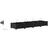 Trädgårdsplanterare med Vatteningssystem 4 st Svart vidaXL 160 x 40 x 22 cm – miniatyr 8