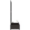 Trädgårdsplanterare med Vattenirrigationssystem 2 st Brun vidaXL 80 x 40 x 126 cm – miniatyr 7