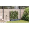 Trädgårdsplanterare med Vattenirrigationssystem 3 st Grå vidaXL 120 x 40 x 126 cm – miniatyr 4