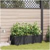 Trädgårdsplanterare med Vattensystem 3 st Svart vidaXL 120 x 40 x 37.5 cm – miniatyr 1