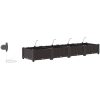 Trädgårdsplanterare med vattensystem 4 st Brun vidaXL 160 x 40 x 22 cm – miniatyr 8