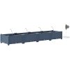 Trädgårdsplanterare med Vattensystem 4 st Grå vidaXL 160 x 40 x 22 cm – miniatyr 2