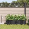 Trädgårdsplanterare med Vattensystem 4 st Svart vidaXL 160 x 40 x 37.5 cm – miniatyr 3