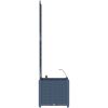 Trädgårdsplanterare med Vattensystem Grå vidaXL 40 x 40 x 142 cm – miniatyr 6