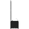 Trädgårdsplanterare med Vattensystem Svart vidaXL 40 x 40 x 142 cm – miniatyr 7