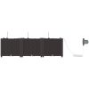 Trädgårdsplanterare med Vattningssystem 3 st Brun vidaXL 120 x 40 x 37.5 cm – miniatyr 6