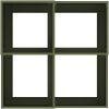 Trädgårdsplanterare Olivgrön Stål vidaXL 80 x 80 x 48 cm – miniatyr 8
