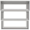 Trädgårdsplanterare Silver Rostfritt stål vidaXL 90 x 90 x 35 cm – miniatyr 8