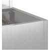 Trädgårdsplanterare Silver Rostfritt stål vidaXL 90 x 90 x 35 cm – miniatyr 9