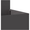 Trädgårdsplanterare Svart Stål vidaXL 80 x 80 x 48 cm – miniatyr 9