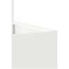 Trädgårdsplanterare Vit Stål vidaXL 100 x 100 x 48 cm – miniatyr 9