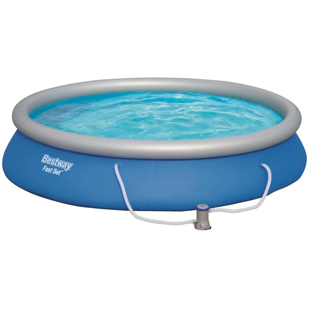 Trädgårdspool Fast Set 57313 Bestway 457 x 84 cm – bild 2