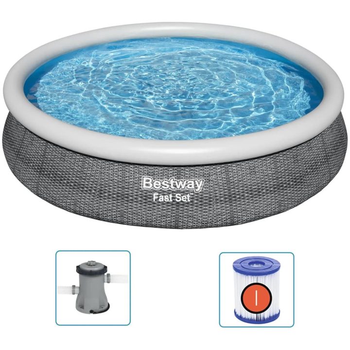 Trädgårdspool rund 366x76 cm Bestway – bild 2