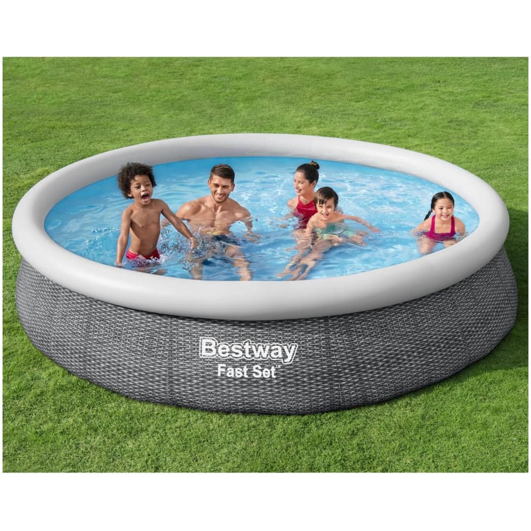 Trädgårdspool rund 366x76 cm Bestway