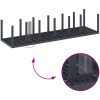 Trädgårdsservis med dynor 15 pcs Antracit vidaXL Large – miniatyr 8