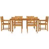 Trädgårdsset 7 pcs Naturligt trä vidaXL 180 x 90 x 75 cm – miniatyr 7