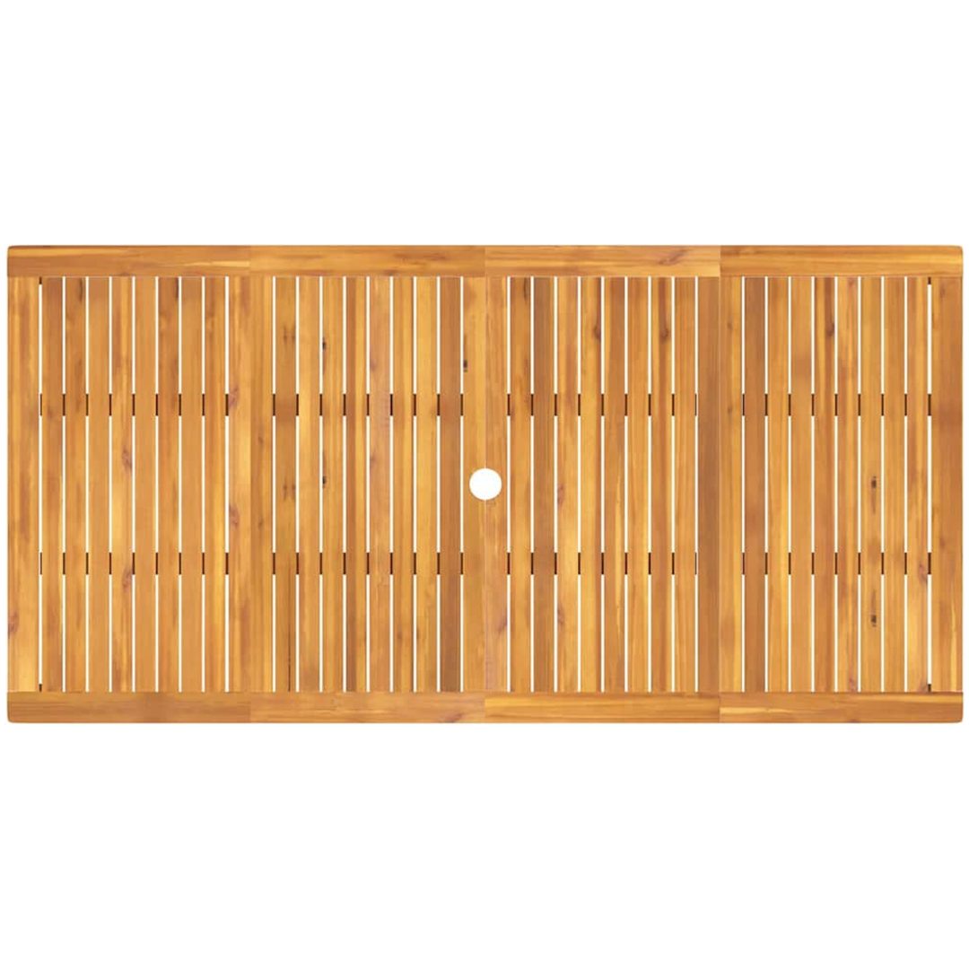 Trädgårdsset 7 pcs Naturligt trä vidaXL 180 x 90 x 75 cm – bild 8
