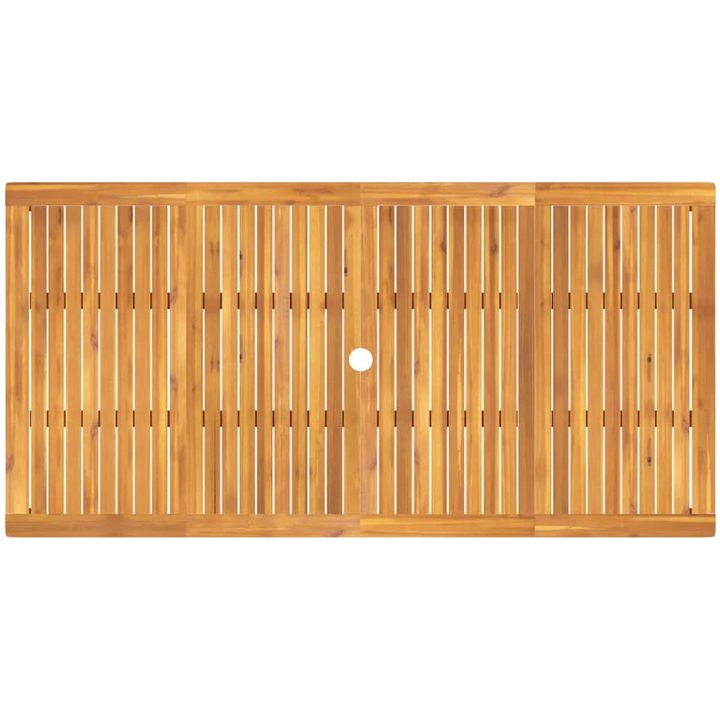 Trädgårdsset 7 pcs Naturligt trä vidaXL 180 x 90 x 75 cm – bild 8