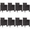 Trädgårdsset 9 pcs Brun Polypropylen vidaXL 200 x 100 x 73 cm – miniatyr 4