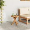 Trädgårdssidan Bord Massivt Teak vidaXL ⌀40 x 41 cm – miniatyr 4