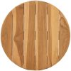 Trädgårdssidan Bord Massivt Teak vidaXL ⌀40 x 41 cm – miniatyr 5