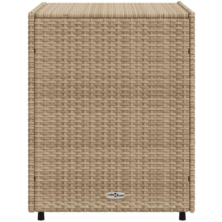 Trädgårdsskåp beige konstrotting vidaXL 55 x 59 x 69 cm – bild 6