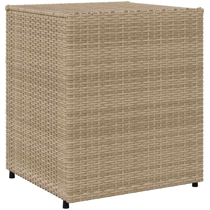 Trädgårdsskåp beige konstrotting vidaXL 55 x 59 x 69 cm – bild 7