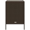 Trädgårdsskåp brun konstrotting vidaXL 55 x 59 x 80 cm – miniatyr 6