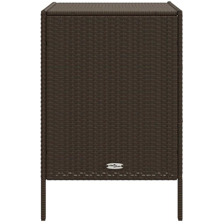 Trädgårdsskåp brun konstrotting vidaXL 55 x 59 x 80 cm – bild 6