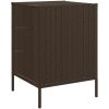 Trädgårdsskåp brun konstrotting vidaXL 55 x 59 x 80 cm – miniatyr 7