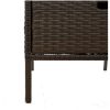 Trädgårdsskåp brun konstrotting vidaXL 55 x 59 x 80 cm – miniatyr 8