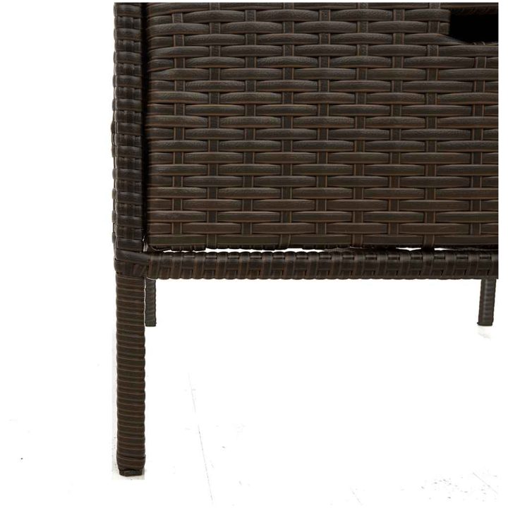 Trädgårdsskåp brun konstrotting vidaXL 55 x 59 x 80 cm – bild 8