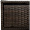 Trädgårdsskåp brun konstrotting vidaXL 55 x 59 x 80 cm – miniatyr 9