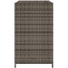 Trädgårdsskåp grå 83x45x76 cm konstrotting vidaXL – miniatyr 8