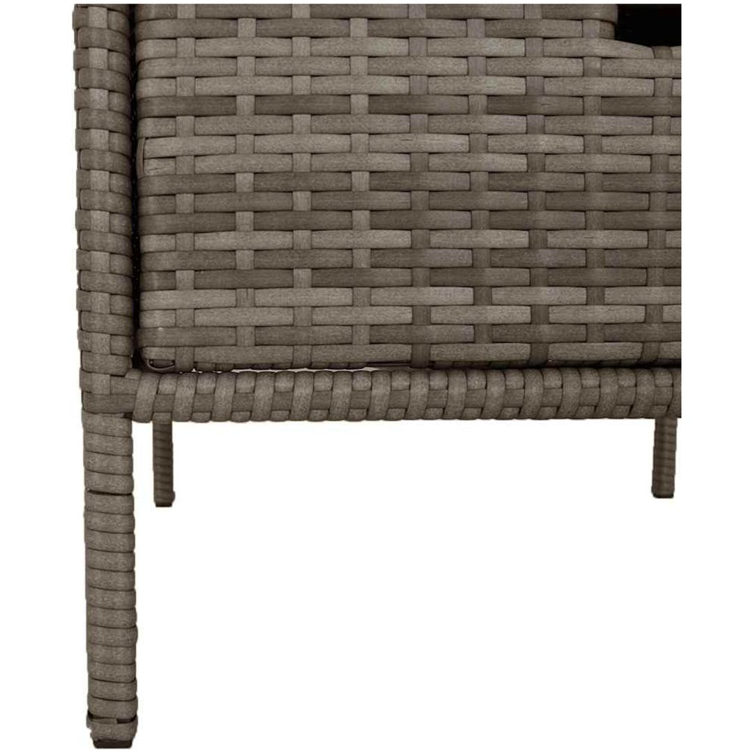 Trädgårdsskåp grå konstrotting vidaXL 55 x 59 x 80 cm – bild 8